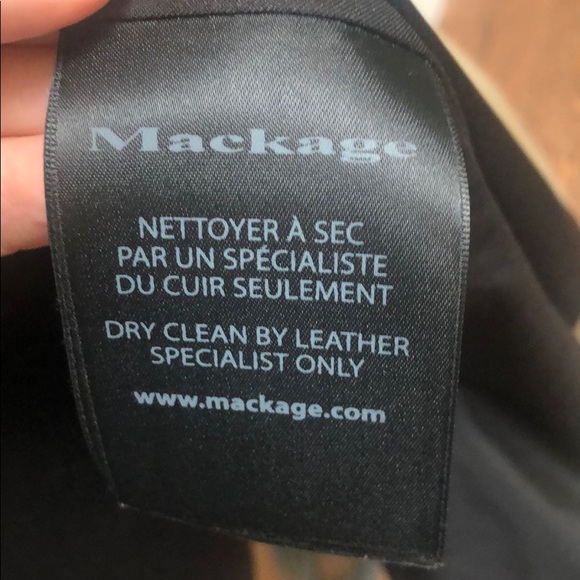 Mackage Estela belted Trench with leather trim - Picture 7 of 8